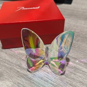 Baccarat iridescent butterfly